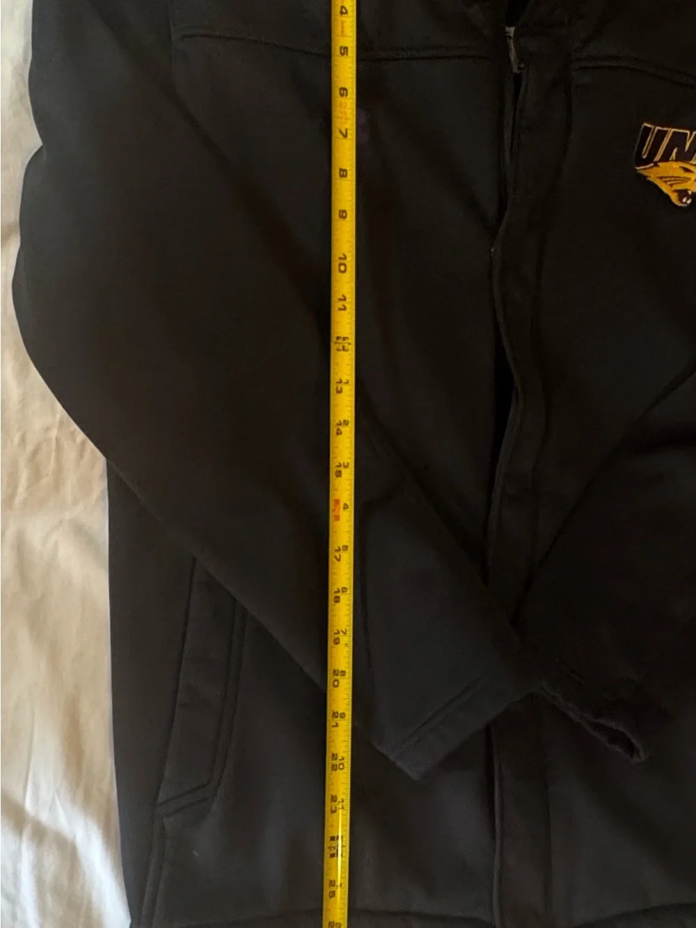 UNI Panthers Northern Iowa Full Zip & snap Jacket Coat ~ Black Adult Large